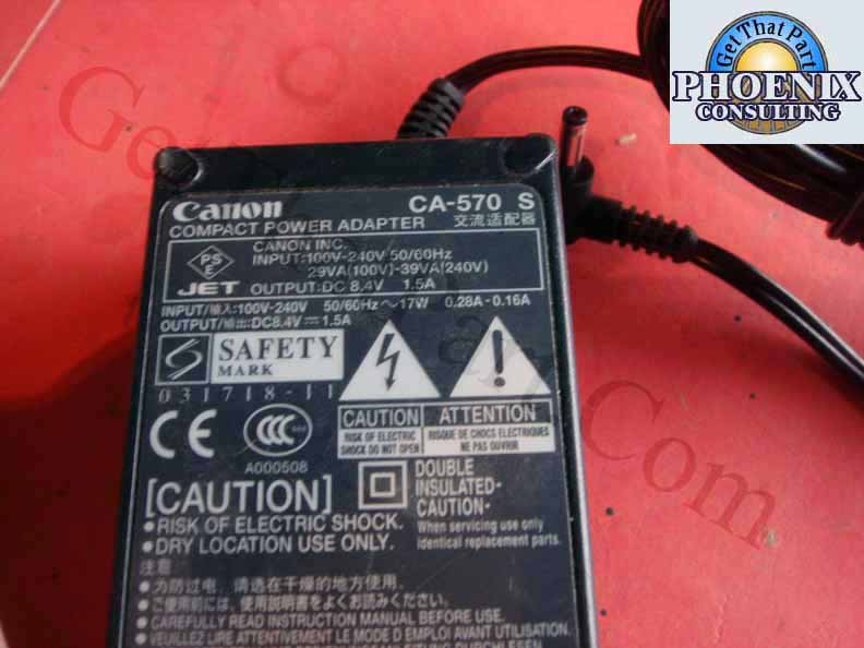 Canon CA570 Compact OEM Power Adapter